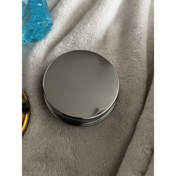 SEIKO Lead Crystal Quartz Aqua Desk Mantle‎ Shelf Clock Japan Heavy Vintage - Picture 4 of 5